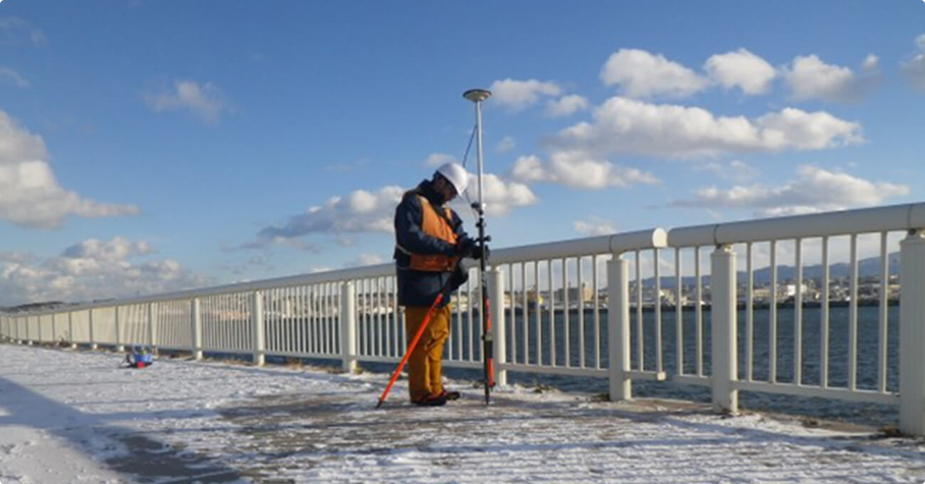 計測している様子